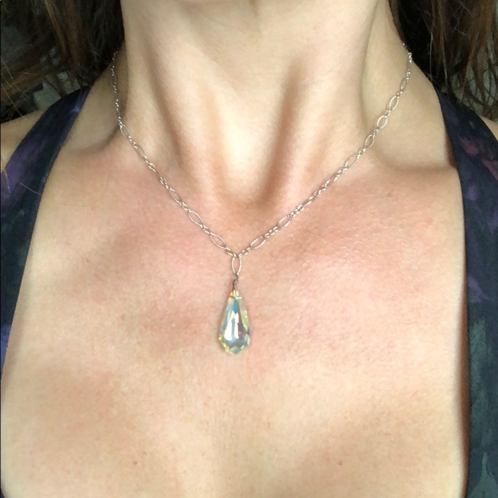 MEG jewelry bridal crystal necklace